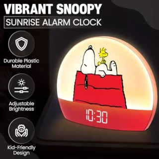 Snoopy Sunrise Wekker