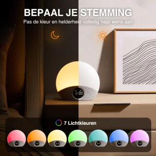 Swiftvein Solara Wake Up Light digitale wekker