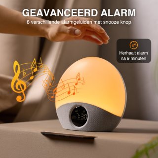 Swiftvein Solara Wake Up Light digitale wekker