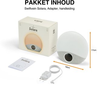Swiftvein Solara Wake Up Light digitale wekker