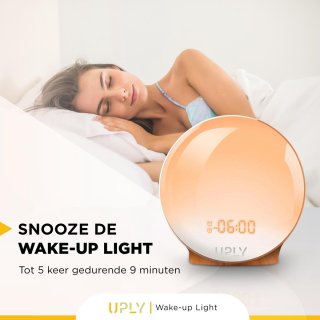 UPLY Wake Up Light Lichtwekker Met USB Oplaadpunt