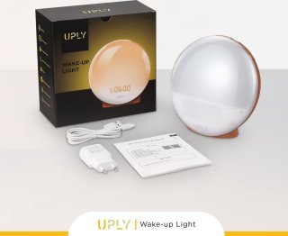 UPLY Wake Up Light Lichtwekker Met USB Oplaadpunt