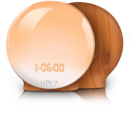 UPLY Wake Up Light Lichtwekker Met USB Oplaadpunt