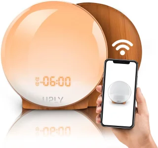 UPLY Wake Up Light Smart Clock met USB Oplaadpunt