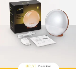 UPLY Wake Up Light Smart Clock met USB Oplaadpunt