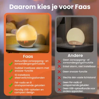 van Faas Wake Up Light Wekkerradio