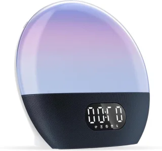 Wake-up lamp blauwe zee groen