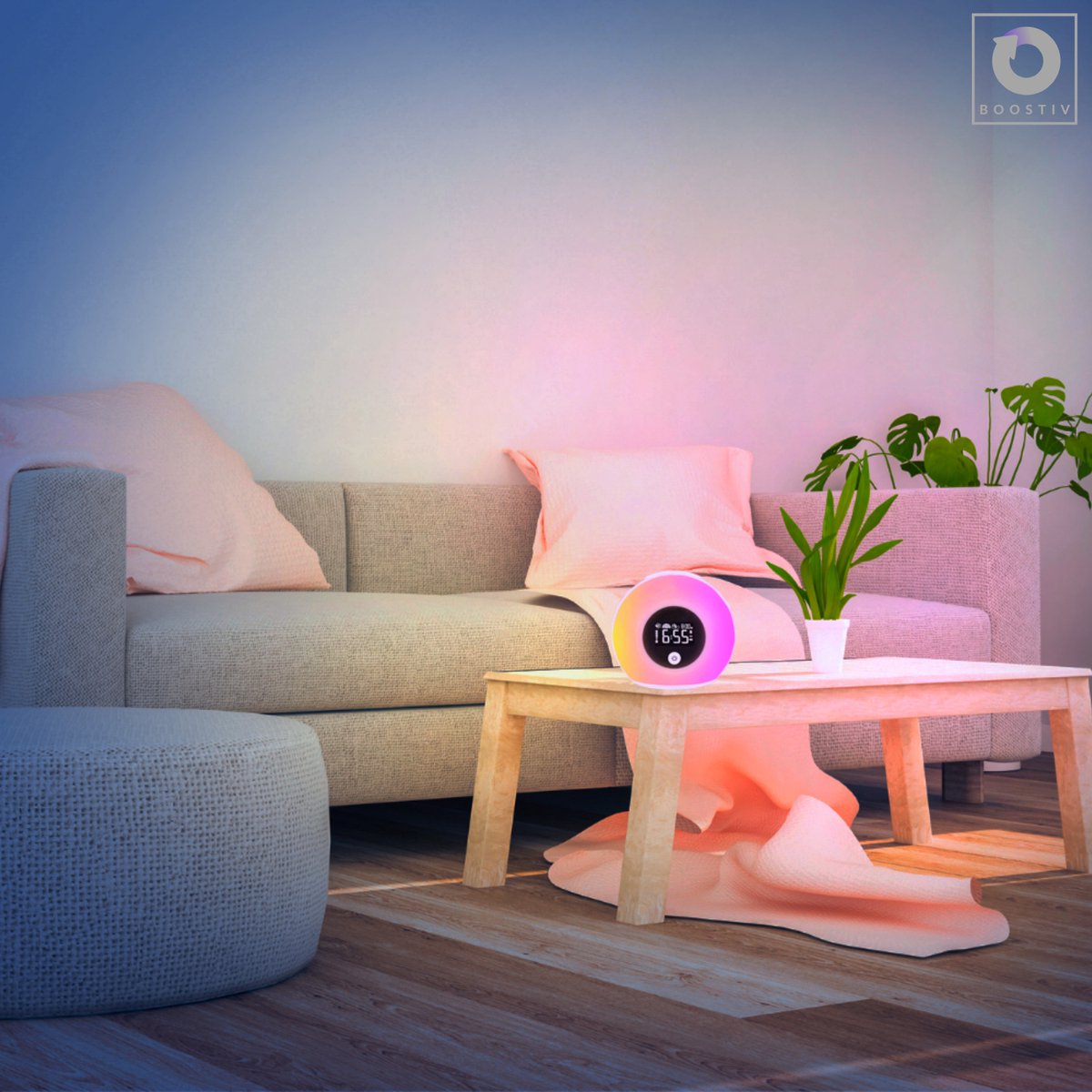Wake Up Light Bluetooth Speaker Radio Ambilight Wekker