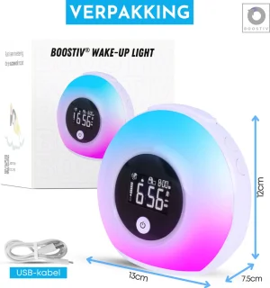 Wake Up Light Bluetooth Speaker Radio Ambilight Wekker