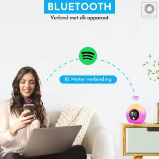 Wake Up Light Bluetooth Speaker Radio Ambilight Wekker