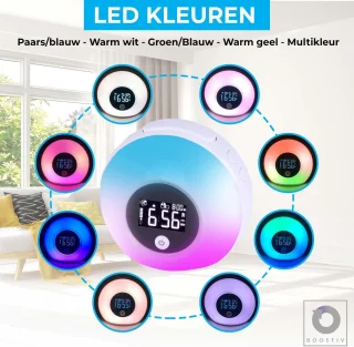Wake Up Light Bluetooth Speaker Radio Ambilight Wekker
