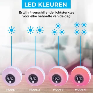Wake Up Light Bluetooth Speaker Radio Ambilight Wekker