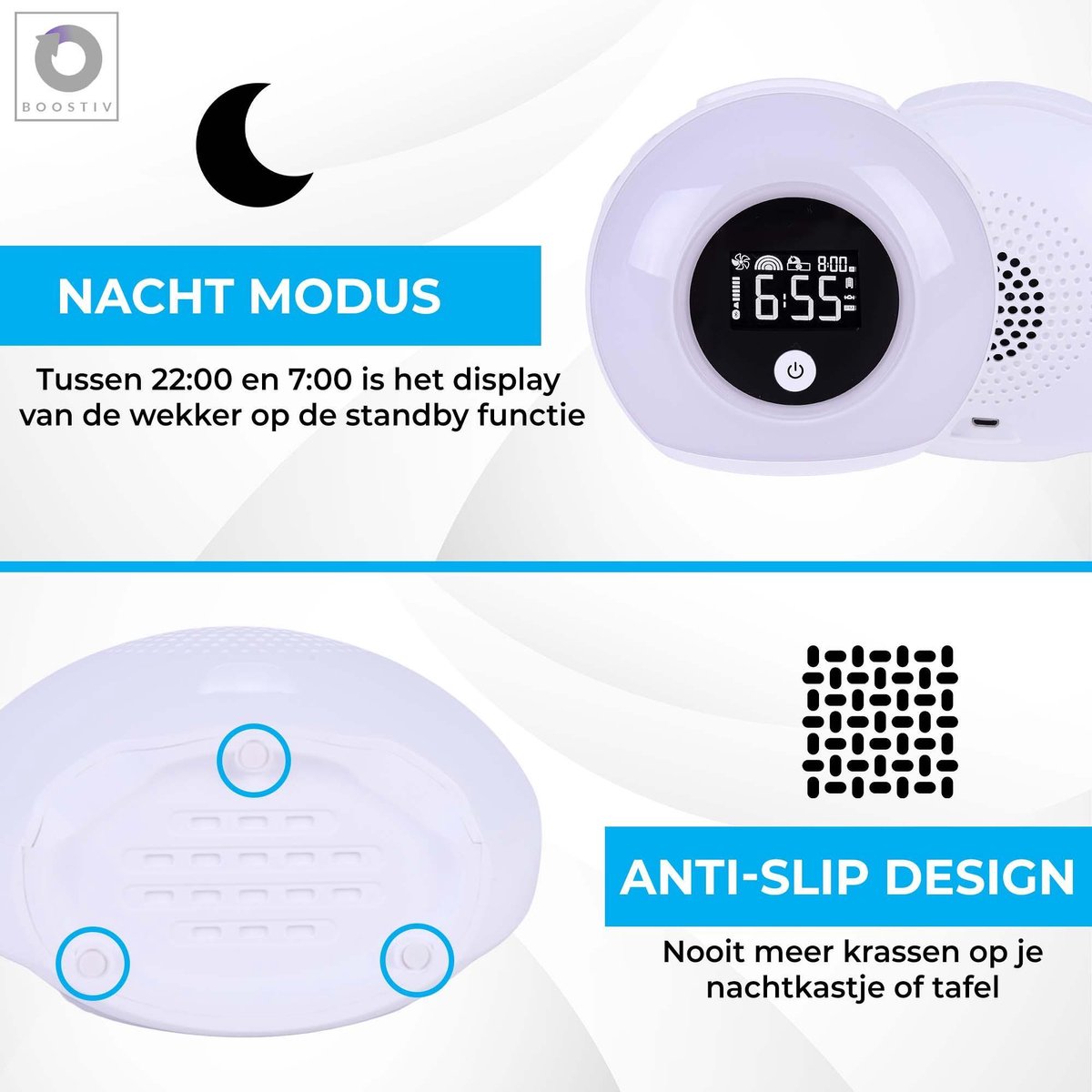 Wake Up Light Bluetooth Speaker Radio Ambilight Wekker