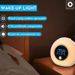 Wake Up Light Bluetooth Speaker Radio Ambilight Wekker