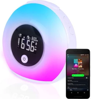 Wake Up Light Bluetooth Speaker Radio Ambilight Wekker