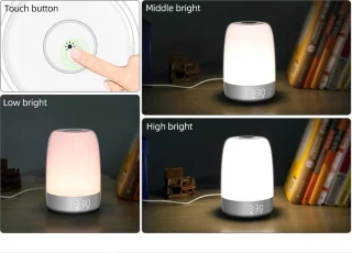 Wake Up Light Digitale Alarmklok Wit