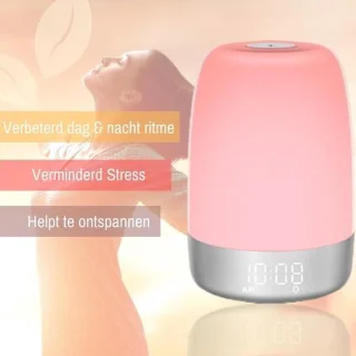 Wake Up Light Digitale Alarmklok Wit