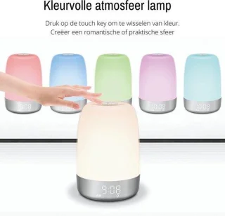 Wake Up Light Digitale Alarmklok Wit