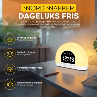 Wake-up Light Digitale Lichtwekker