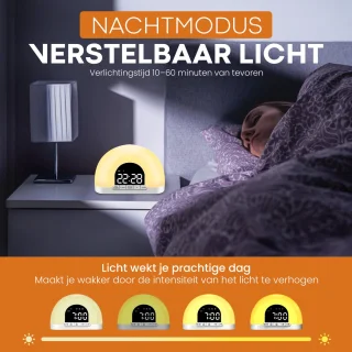 Wake-up Light Digitale Lichtwekker