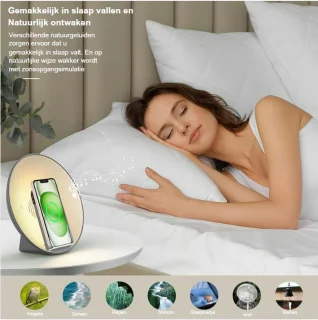 Wake up Light Digitale Wekker Dual Alarm