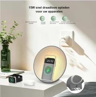 Wake up Light Digitale Wekker Dual Alarm