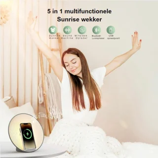 Wake up Light Digitale Wekker Dual Alarm