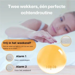 Wake Up Light Digitale Wekker FM Radio