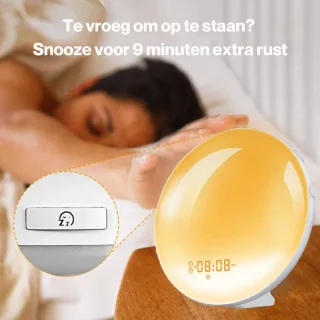 Wake Up Light Digitale Wekker FM Radio