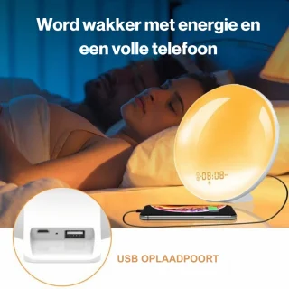 Wake Up Light Digitale Wekker FM Radio