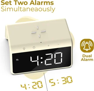 Wake-up Light Digitale Wekker - Geel