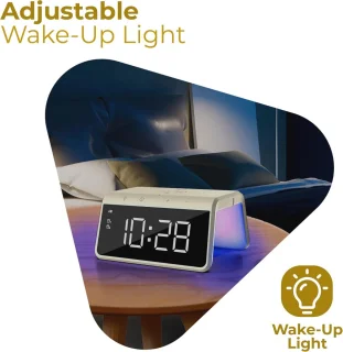 Wake-up Light Digitale Wekker - Geel