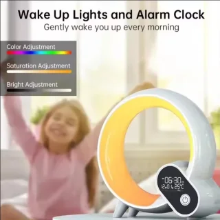 Wake-Up Light Digitale Wekker LED Sfeerlamp
