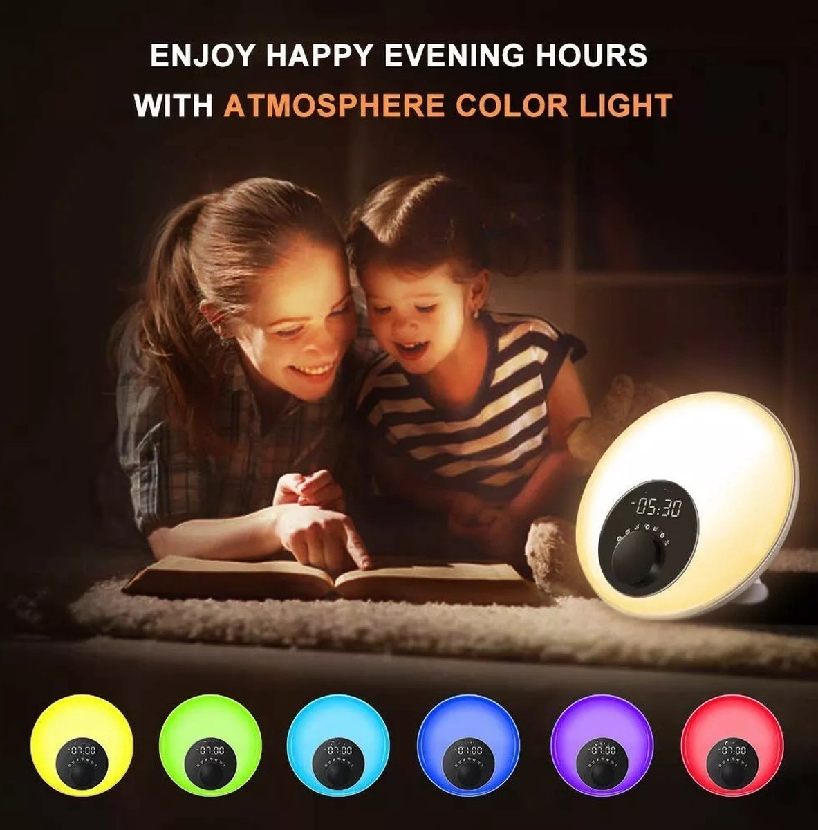 Wat vinden we goed aan de Wake Up Light Digitale Wekker Lichtwekker FM Radio