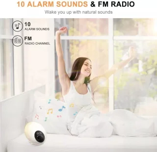Wake Up Light Digitale Wekker Lichtwekker FM Radio