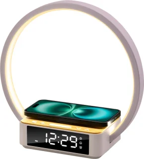 Wake Up Light Digitale Wekker met Draadloze Oplaadfunctie