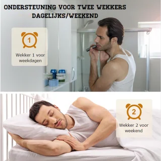 Wake up Light Digitale Wekker Met Snoer
