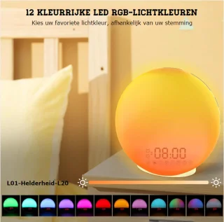Wake up Light Digitale Wekker Met Snoer