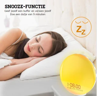 Wake up Light Digitale Wekker Met Snoer