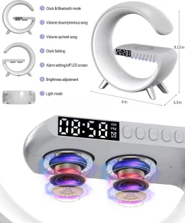 Wake Up Light Draadloze Oplader Zwart
