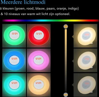 Wake Up Light Kleurrijke Zonsopgangwekker met FM Radio