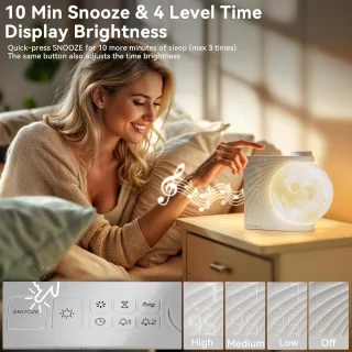 Wake Up Light Maanlamp Lichtwekker