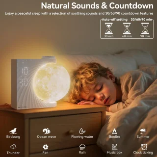 Wake Up Light Maanlamp Lichtwekker