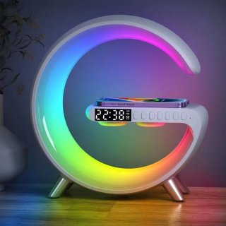 Wake Up Light Wekker Bluetooth Speaker Draadloze Oplader