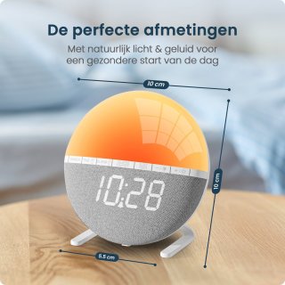 Wake Up Light Wekker Digitale Nachtlampje