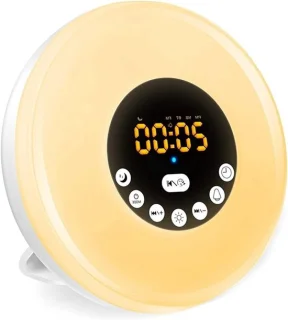 Wake Up Light Wekker Nachtlamp Wit