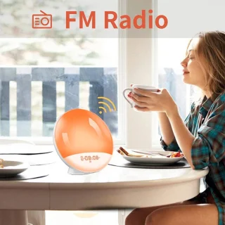 Wake-Up Light Wekker Wit