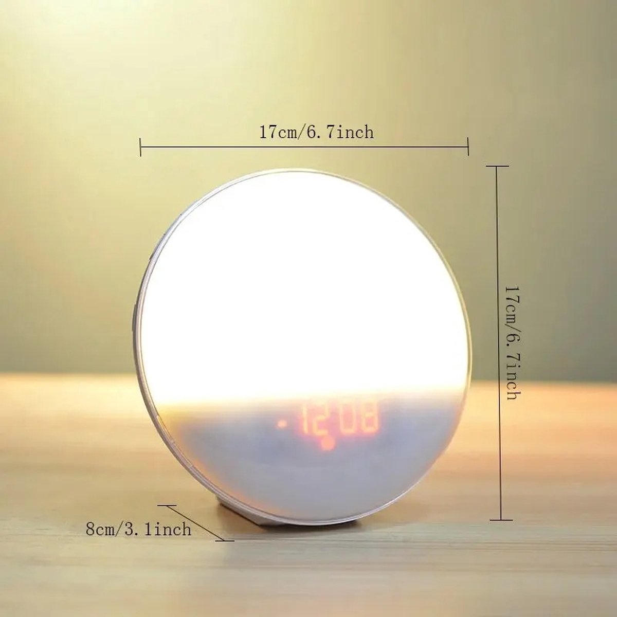 Wake-Up Light Wekker Wit