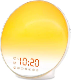 Wake up light wit - wekkerradio en bedlamp