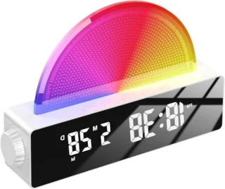 Wake Up Light Zonsopgangwekker Slim Wit Spiegel